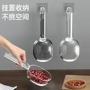 Acrylic Scoop With a Long Handle and Clearly Marked Measurements