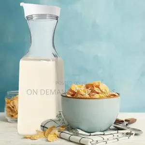 1000ml Clear Pitcher Bottle , Lightweight Juice/Water Carafe