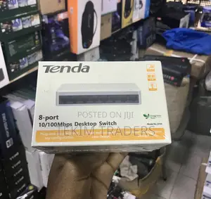 Tenda 8 Port Fast Ethernet Switch 10/100Mbps Plug Play