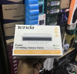 Tenda S108 8-Port 10/100 Switch Desktop Wall Mount Fanless