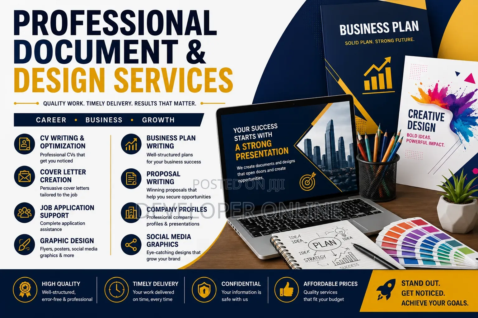 Professional CVs, Graphics, Business Plans Proposal Writing