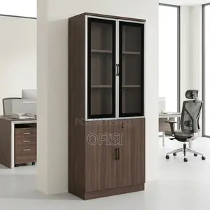 Office Cabinet; 2-Door Advanced Wooden Office Filling Cabinet