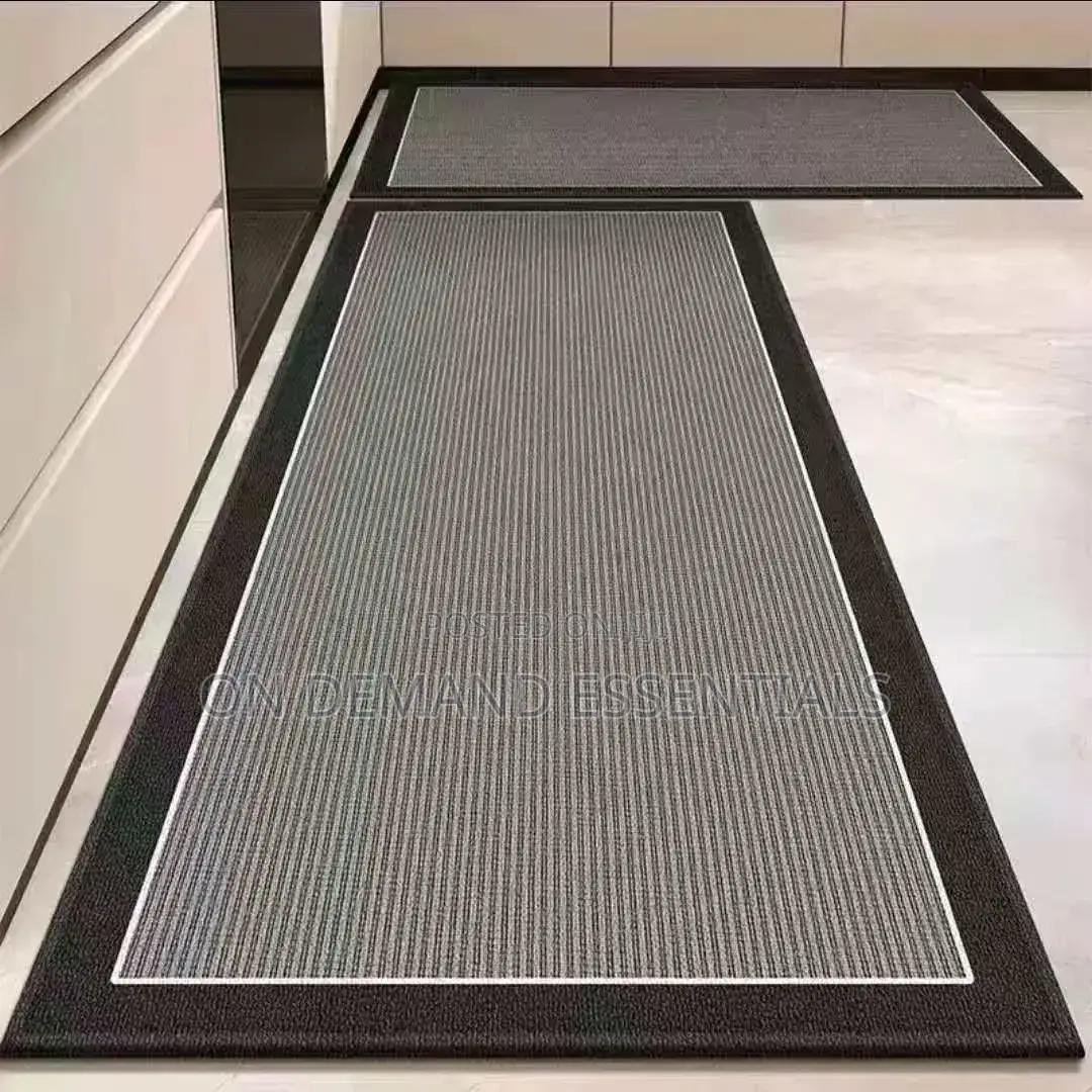 2pc Rubber Bottom Anti-Slip Kitchen Mats