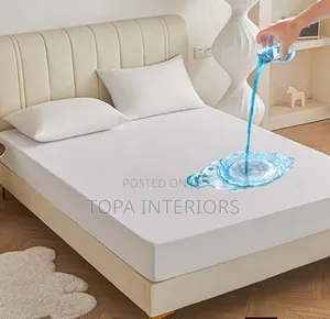 White Beddings Fitted Waterproof Mattress Protectors