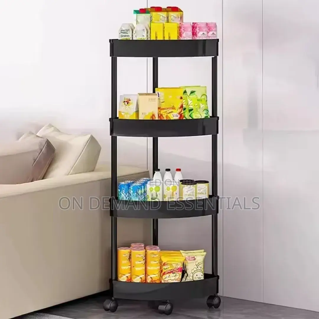 4 Tiers Corner Storage Rack Multi-Functional