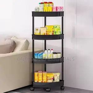 4 Tiers Corner Storage Rack Multi-Functional