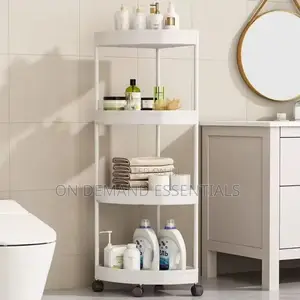 4 Tiers Corner Storage Rack Multi-Functional