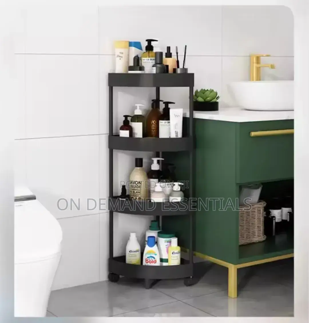4 Tiers Corner Storage Rack Multi-Functional