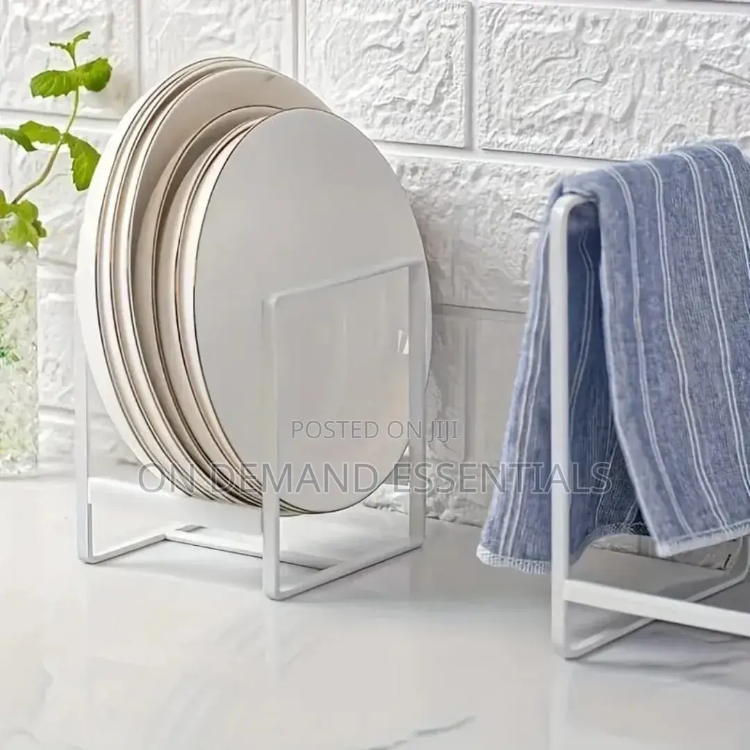 1pc Heavy-Duty Metal Dish Rack