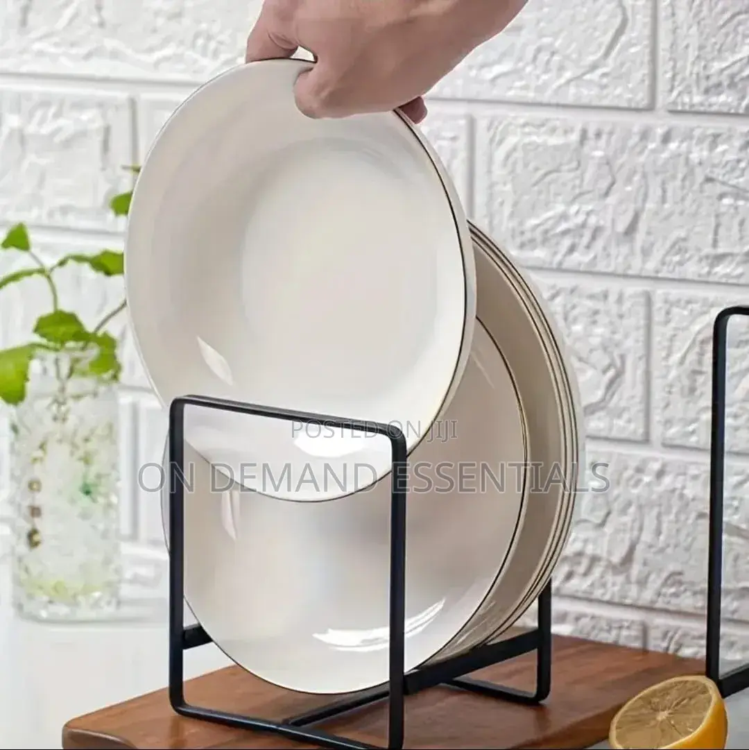 1pc Heavy-Duty Metal Dish Rack