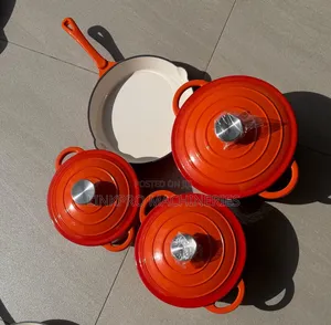 7 Pieces Enamelcast Iron Cookware