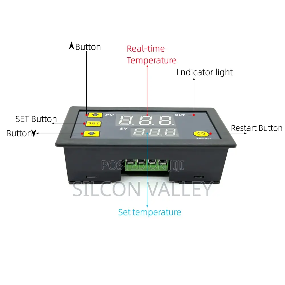 W3230 Digital Temperature Controller 12V 24V 220V Thermostat Regulator
