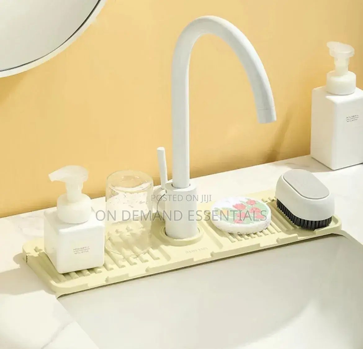 Silicone Faucet Mat Sink Splash Guard /Drainage Pad
