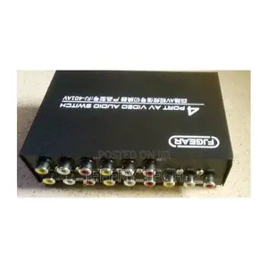 AV Audio-Video Selector 4 Input 1output