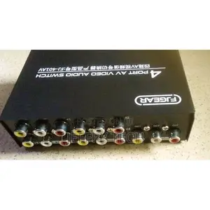 AV Audio-Video Selector 4 Input 1output
