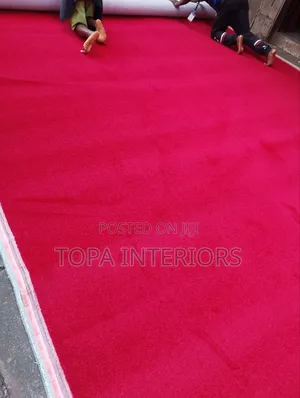 Fluffy Red Carpets Supply and Installation of Wall to Wall Carpets