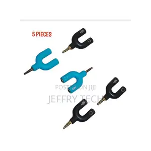 5 PIECES 3.5mm Male to 2 Female Audio Jack