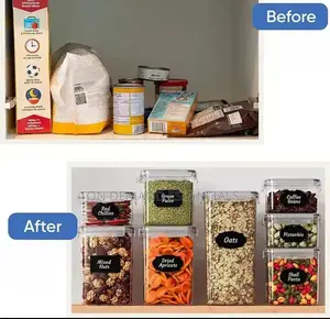16pcs Food/Pantry Storage Containers