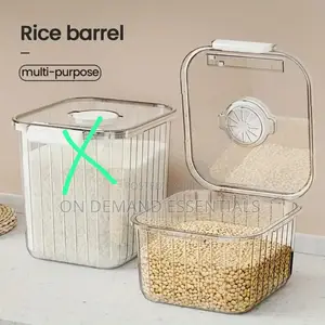 Acrylic Big Size Cereal Container
Clear With Airtight Lid