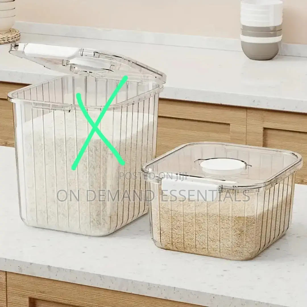Acrylic Big Size Cereal Container
Clear With Airtight Lid
