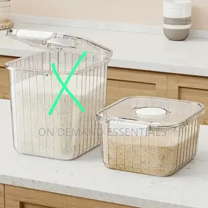 Acrylic Big Size Cereal Container
Clear With Airtight Lid