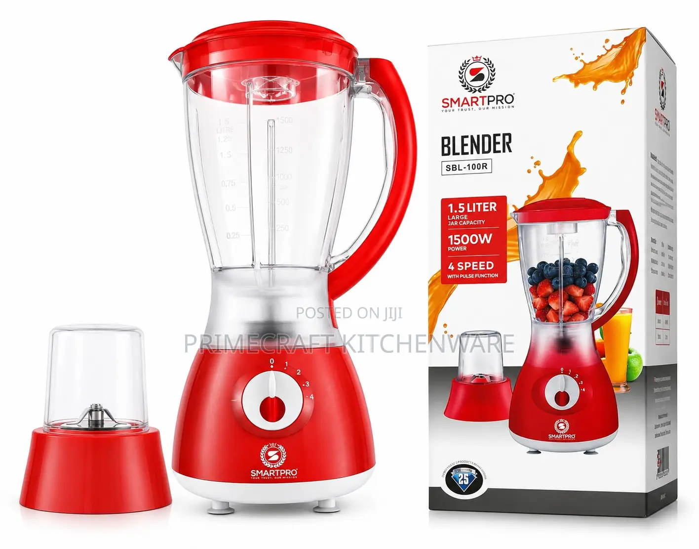 Smart Pro 2 in 1 Blender 1.5 Litre 1500 W