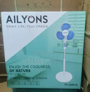 AILYONS 16 Inches Standing Fan
