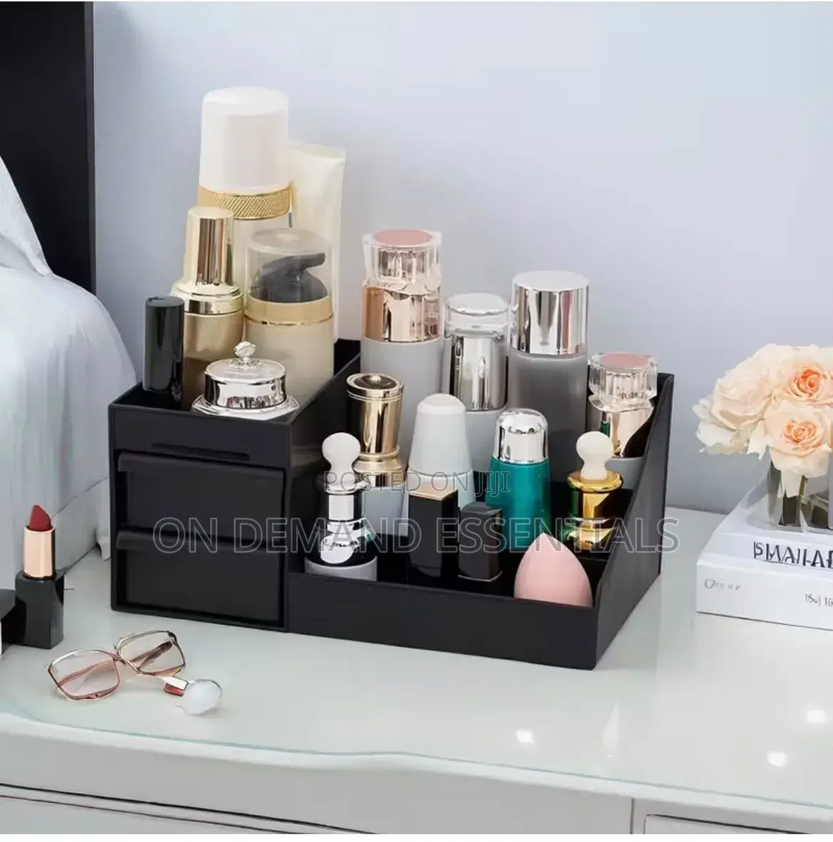 Cosmetic Storage Box With Drawers