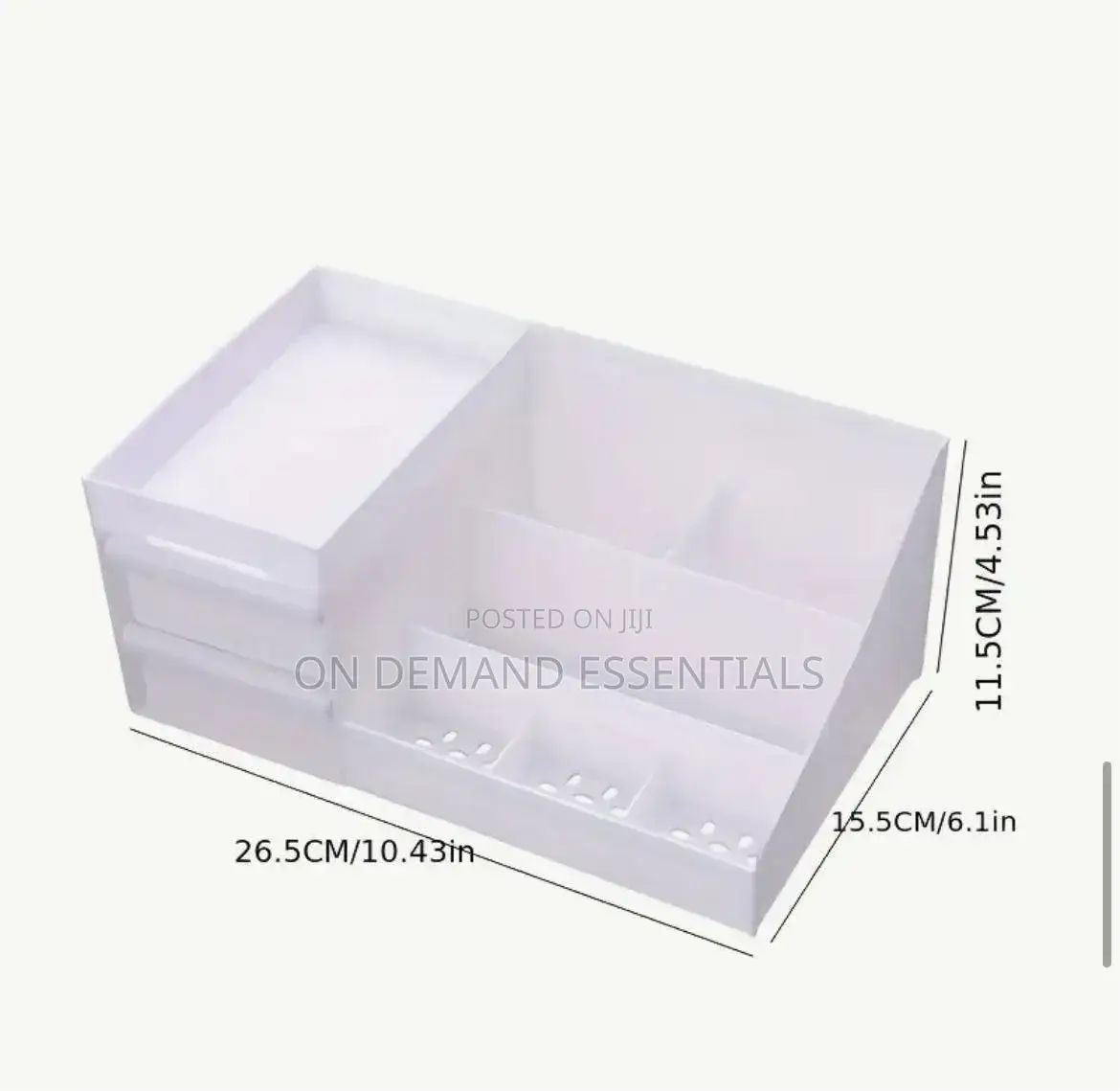 Cosmetic Storage Box With Drawers