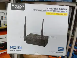 FJGEAR 100M Wireless HDMI Extender Video Transmitter Receiver.