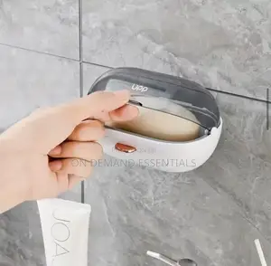 1pc Flip-Cover Wall-Mounted Soap Box
