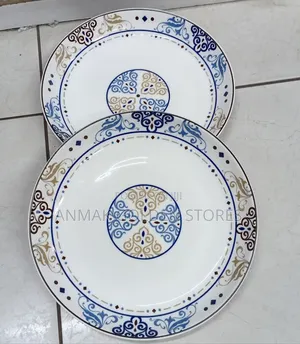 Ceramic Floral Plates 6 PCS