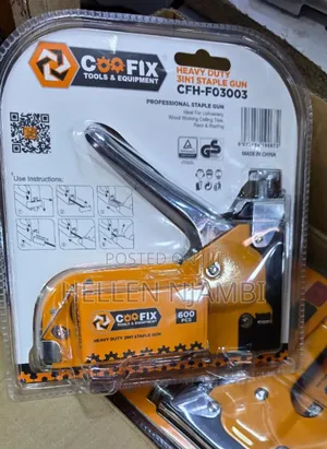 Coofix Staple Gun 3in1 
With 600pcs Staple Pins