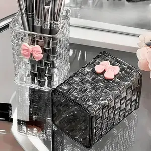 Acrylic Makeup Brushes Storage /Desk Organizer