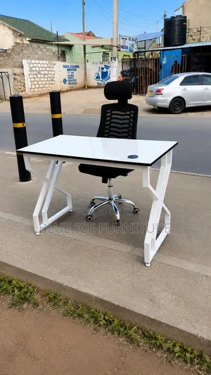 Home Office Desk With Swivel Adjustable Chair
