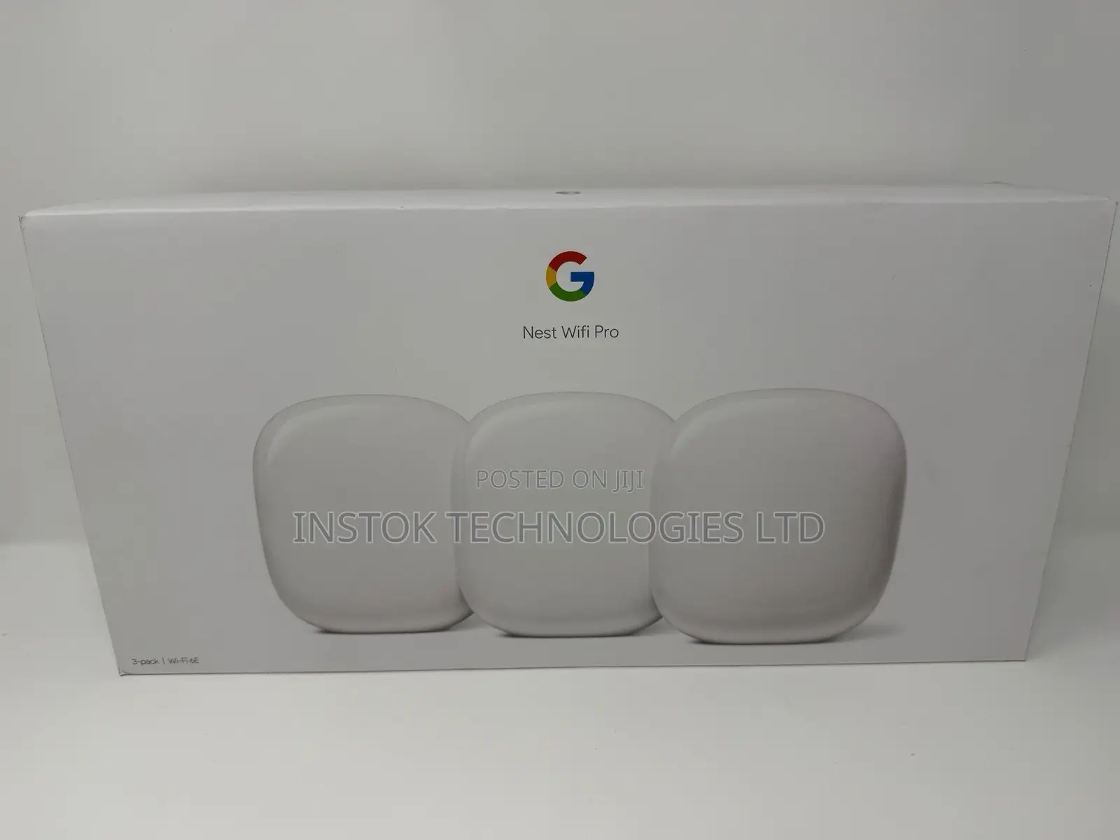 Google Nest Wifi Pro 6E AXE5400 Mesh Router 3-Pack