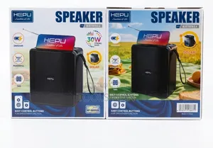 HEPU 30W Solar Bluetooth Speaker HP-S65SUN - Strong Bass 2400mAh.