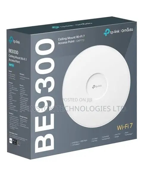 TP-Link EAP772 BE9300 Ceiling Mount Tri-Band Wi-Fi 7 Access Point