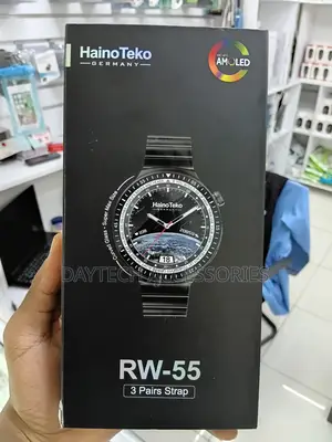 Haino Teko RW-55 AMOLED Smartwatch With 3 Straps