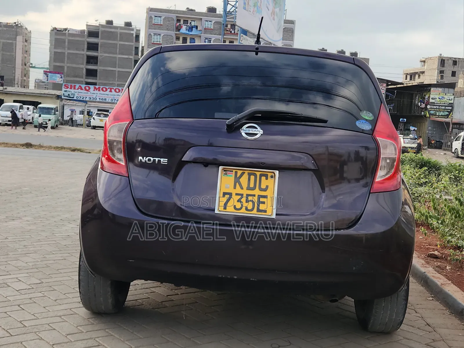 Nissan Note 2013 Maroon