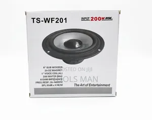 8 Inch Subwoofer 200W Max - TS-WF201 Bass Speaker.