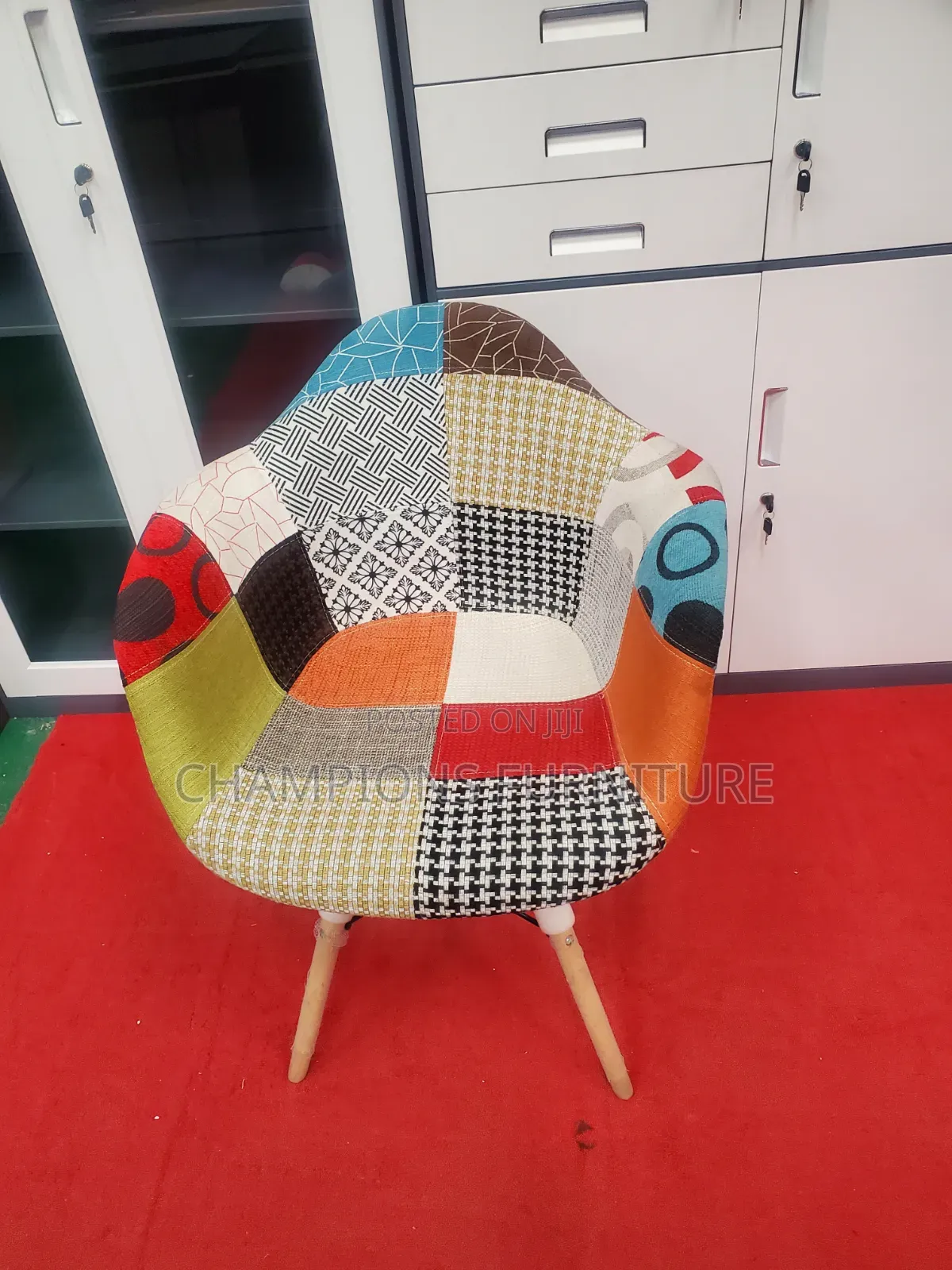 Patchwork Eames Accent Chair