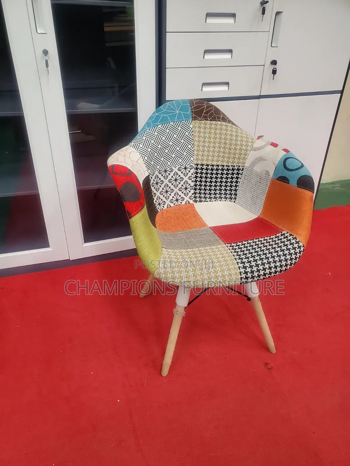 Patchwork Eames Accent Chair