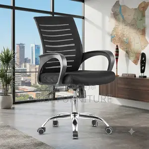 Office Chairs; Strong Mesh Office Chairs With Mid Back Support