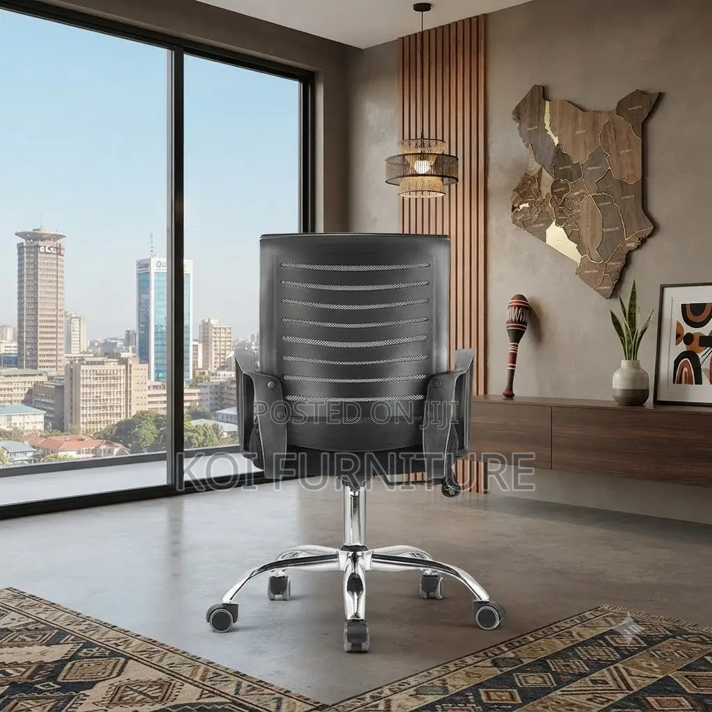 Office Chairs; Strong Mesh Office Chairs With Mid Back Support