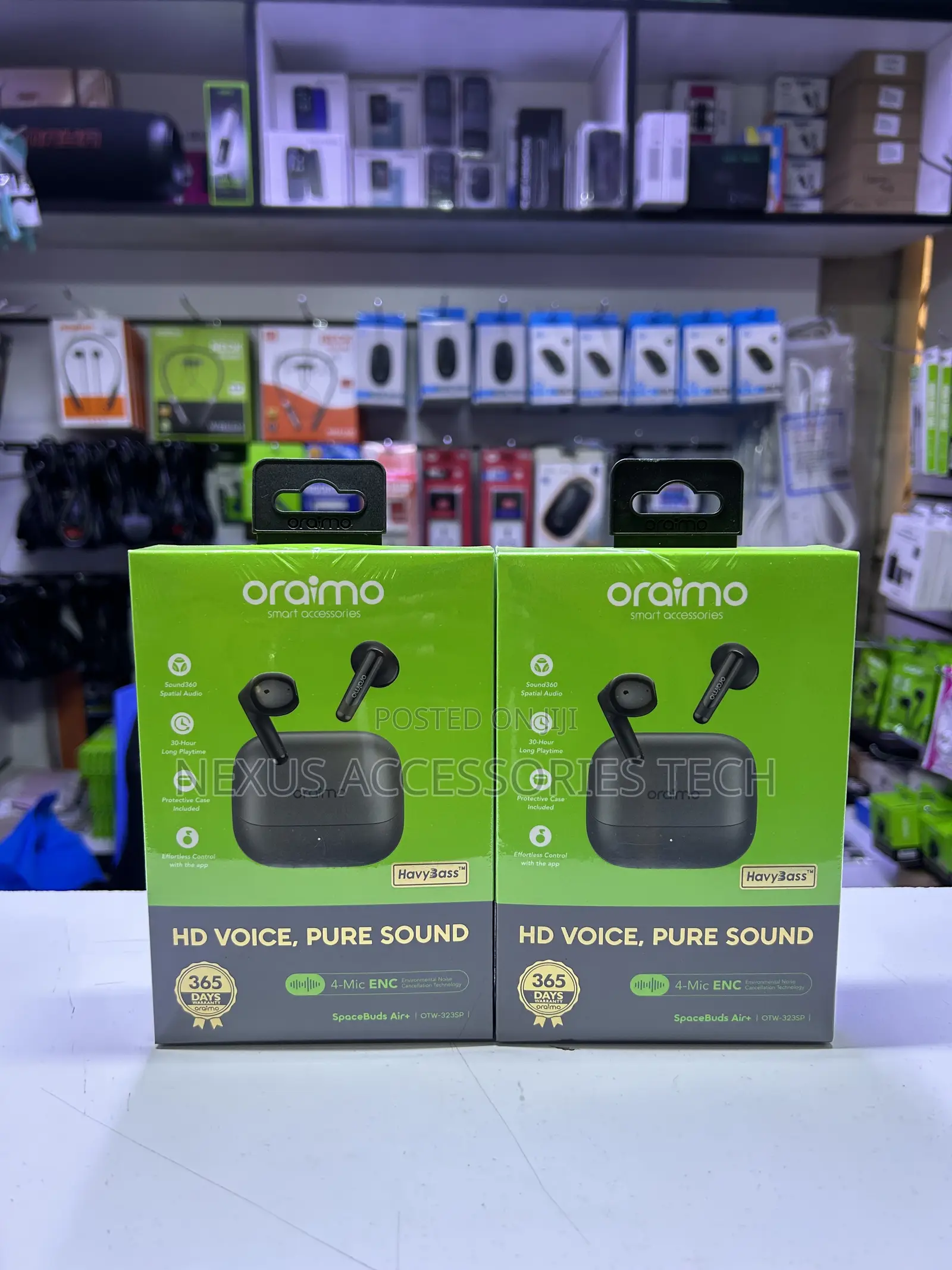 Oraimo Spacebuds Neo + Bluetooth Headphones