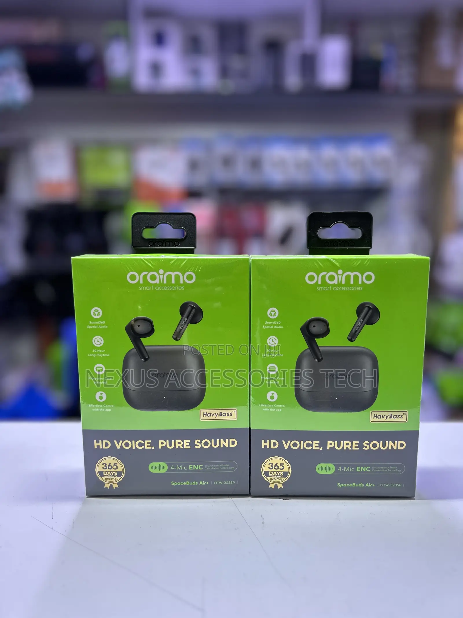 Oraimo Spacebuds Neo + Bluetooth Headphones