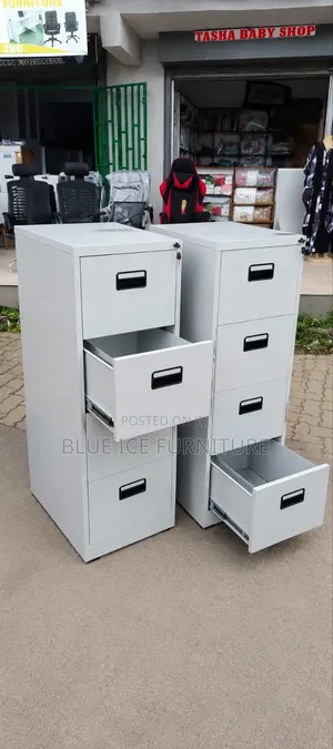 4 Drawer Metal Filing Cabinet -Strong Secure