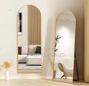 40*150cm Unbreakable Modern Wavy Full-Length Mirror_dav