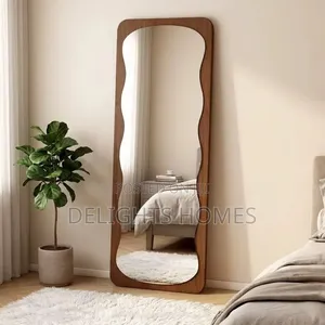 40*150cm Unbreakable Modern Wavy Full-Length Mirror_dav